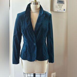 Deep turquoise blazer sz 8